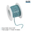 Unique Bargains Bags Clothing Decoration Crystal Rhinestone Sew on Close Claw Chain Trim - 2 of 4