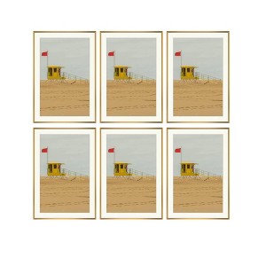 Golden State Art 13x19, 12x18 Poster Aluminum Picture Frame 0.83 Inch Thickness, 6-Pack - 1 of 4