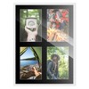 PosterPalooza | White Finish Collage Frame - Black Mat, 20 Frame Sizes to Choose From, UV Acrylic - 4 of 4