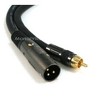 Monoprice 3ft Premier Series XLR Male to RCA Male Cable, 16AWG (Gold Plated) - 2 of 4