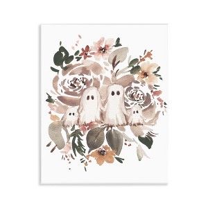 Stupell Industries Little Ghosts with Botanicals Wall Plaque Art - 1 of 4