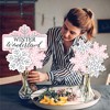 Big Dot of Happiness Pink Winter Wonderland - Holiday Snowflake Birthday Party & Baby Shower Centerpiece Sticks - Showstopper Table Toppers -35 Pieces - 3 of 4