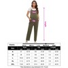 Women's Maternity Jumpsuit Wide Leg Sleeveless Adjustable Strap Pockets Casual Romper with Belt - 4 of 4
