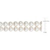 EVERLY JEWELRY | Sterling Silver 9-10mm Cultured Freshwater Pearl 2-Strand Necklace, 17inc & 18 inc - 2 of 4