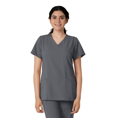 Wink W123 Women's Basic V-Neck Scrub Top