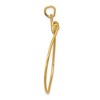 Black Bow Jewelry 14k Yellow Gold Memories Charm Holder Pendant - 2 of 4