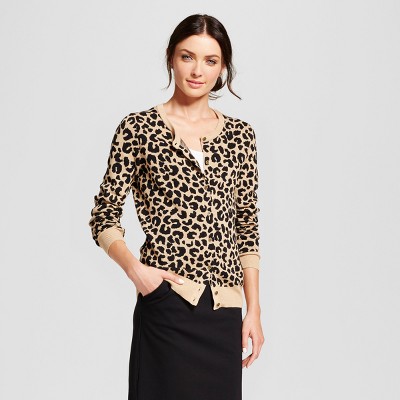 animal print cardigan target