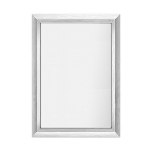 Apmir High-Strength Tempered Glass and Aluminum Alloy Framed French Cleat Mounted Wall Decor Mirror in matte black with 5-Year Warranty - 1 of 4