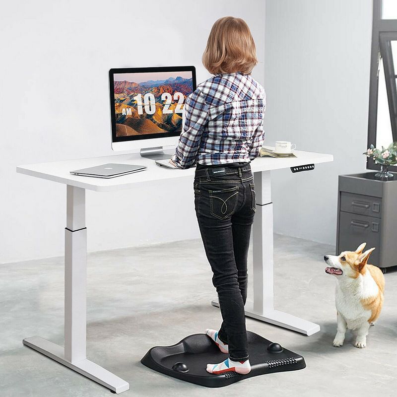 Costway Electric 55''x28'' Standing Desk Adjustable Sit to Stand w/ Controller, 3 of 11