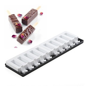Silikomart Mini Rectangle Pop Mold - 10 Cavities - 1 of 4
