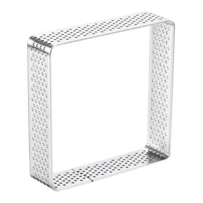 Unique Bargains Perforated Non-Stick Square Durable Dessert Cake Mousse Ring