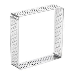 Unique Bargains Perforated Non-Stick Square Durable Dessert Cake Mousse Ring - 1 of 4