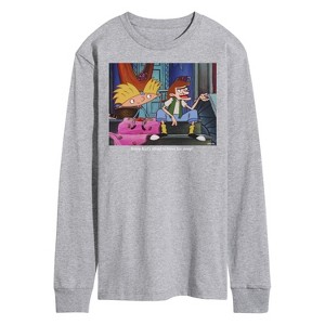 Men's - Hey Arnold! - Stoop Kid Long Sleeve Graphic T-Shirt - 1 of 4