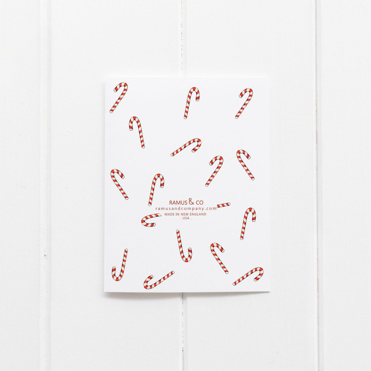 Winter/Holiday Greeting Card Pack Sets (3 ct) Candy Cane Black Lab by Ramus & Co - thumbnail 3