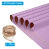 Unique Bargains Waterproof Elegant Design Floral Arrangements DIY Crafts Gift Wrap with Ribbon 1 Set - 3 of 4