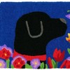 Jellybean Garden Lab Accent Doormat 20" x 30" – Washable, Colorful, and Durable Indoor/Outdoor Mat for Brightening Your Home Decor - 2 of 3