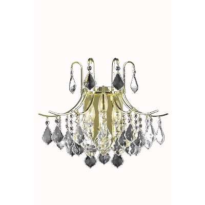 Elegant Lighting Amelia Collection Wall Sconce D16in H14in Lt:3 Gold finish