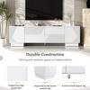 Storage TV Stand for TVs up to 75", TV Console Media Console Minimalist TV Cabinet Media Entertainment Center with 4 Drawers - ModernLuxe - 4 of 4