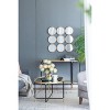 Grungis Rectangular Wall Mirrors with Metal Frame,3 Piece Wall-Mounted Decor Mirror for Bathroom,Living Room - 2 of 4