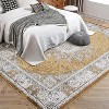 Area Rug - Washable Stain-Resistant Non-Slip Large Soft Carpet, Non-Shedding Low Pile Rug for Living Room, Dining Room Home Decor - 2 of 4