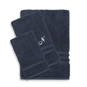 Linum Home Textiles 100% Turkish Cotton 3PC Denzi Towel Set - 1 of 1