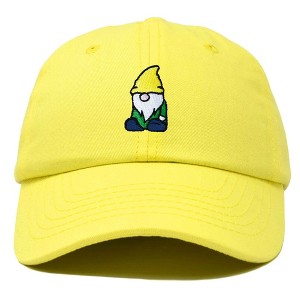 Dalix Gnome Embroidered Cotton Baseball Cap Adjustable Dad Hat Mens - 1 of 4