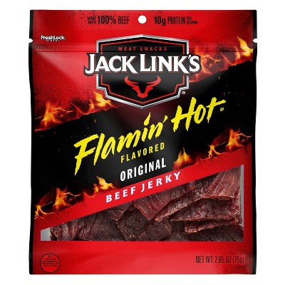 Jack Links Jerky Flamin\' Hot Original - 2.65oz : Target