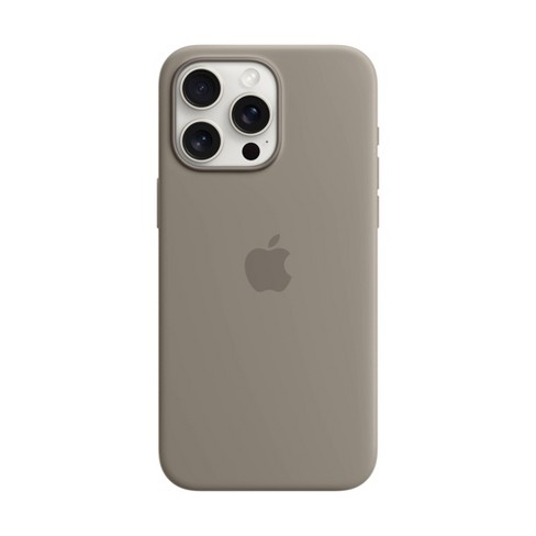 Apple Iphone 15 Pro Max Silicone Case With Magsafe - Clay : Target