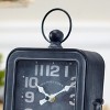 VIP Metal 10 in. Black Traditional Table Clock - 4 of 4