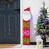 Glitzhome 54-inch Wooden Santa with "HOHOHO" Vertical Porch Sign - 2 of 4