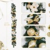 6FT Pre-Lit Christmas Garland with 20 LED Lights, Gold Magnolia, Ribbon, Ornaments & Pine Cones - Battery Operated Decor for Mantel & Stairs - 2 of 4