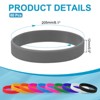Unique Bargains Sports Party Games Fashion Silicone Bracelet Wristbands 60 Pcs - 2 of 4