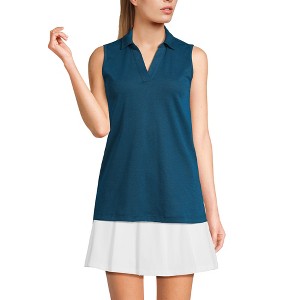 Lands' End Women's Performance Pique Polo - 1 of 4