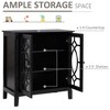 Bella Depot 29.8''W Sideboard Buffet Cabinet with Adjustable Shelves - 4 of 4