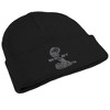 Shelby Cobra Logo Knit Beanie for Men and Women, Black - 4 of 4