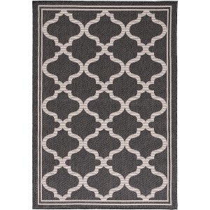 Bermuda BMU810 Machine Washable UV & Stain Resistant Non-Shedding Power Loomed Indoor/Outdoor Rugs - Safavieh - 1 of 4