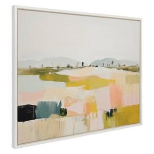 Kate & Laurel All Things Decor 31.5"x41.5" Sylvie Quaint Vista I Framed Canvas by Amy Lighthall White - 1 of 4