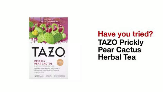 Tazo Foragers Prickly Pear Tea - 16ct, 2 of 9, play video
