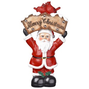 Yescom Christmas Tabletop Decoration Santa Claus with Sign for Theme Wedding Home Party Red - 1 of 4