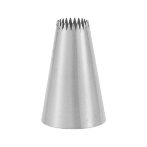 Unique Bargains Piping Tip 304 Stainless Steel Silver Tone 0.51"x0.98"x1.46" 1 Pcs - 1 of 3