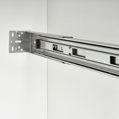 Chrome 2-Tier Wire Basket Pull Out Shelf for Kitchen Cabinets