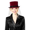 Forum Novelties Adult Burgundy Lace Top Hat - 2 of 4