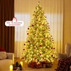 Tangkula 9 FT Artificial Christmas Tree w/ 360° Quick Power Connector 1714 Pine Needles - 2 of 4