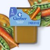 Gerber Baby Food Stage 2 Pea Carrot Spinach Puree Tub - 2ct/4oz Each - 2 of 4