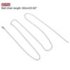 Unique Bargains Metal Stamping Blank Tags for Necklace Bracelet Making 20 Set - 4 of 4