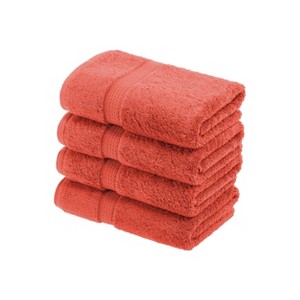 Luxury Cotton Heavyweight Ultra-Plush Hand Towel Set of 4 by Blue Nile Mills - 1 of 4