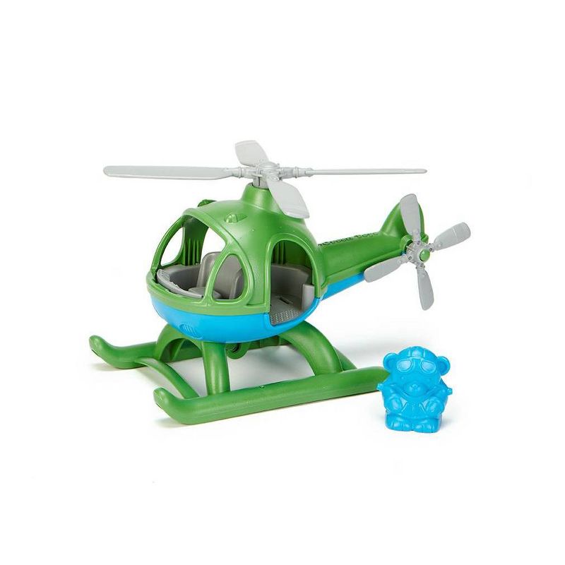 Green Toys Helicopter - Green/Blue, 3 of 8