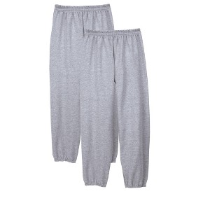 Hanes EcoSmart Men's Fleece Sweatpants, Value 2-Pack, 32" - 1 of 4