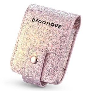 Byootique Portable Lipstick Case Lip Gloss Pouch with Mirror for Purse Mini Bag - 1 of 4