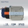 Nautica S100 True Wireless Outdoor Speaker, Portable IPX5 Waterproof Bluetooth Speaker, Perfect for Camping, Beach, Backyard & Travel - 2 of 4